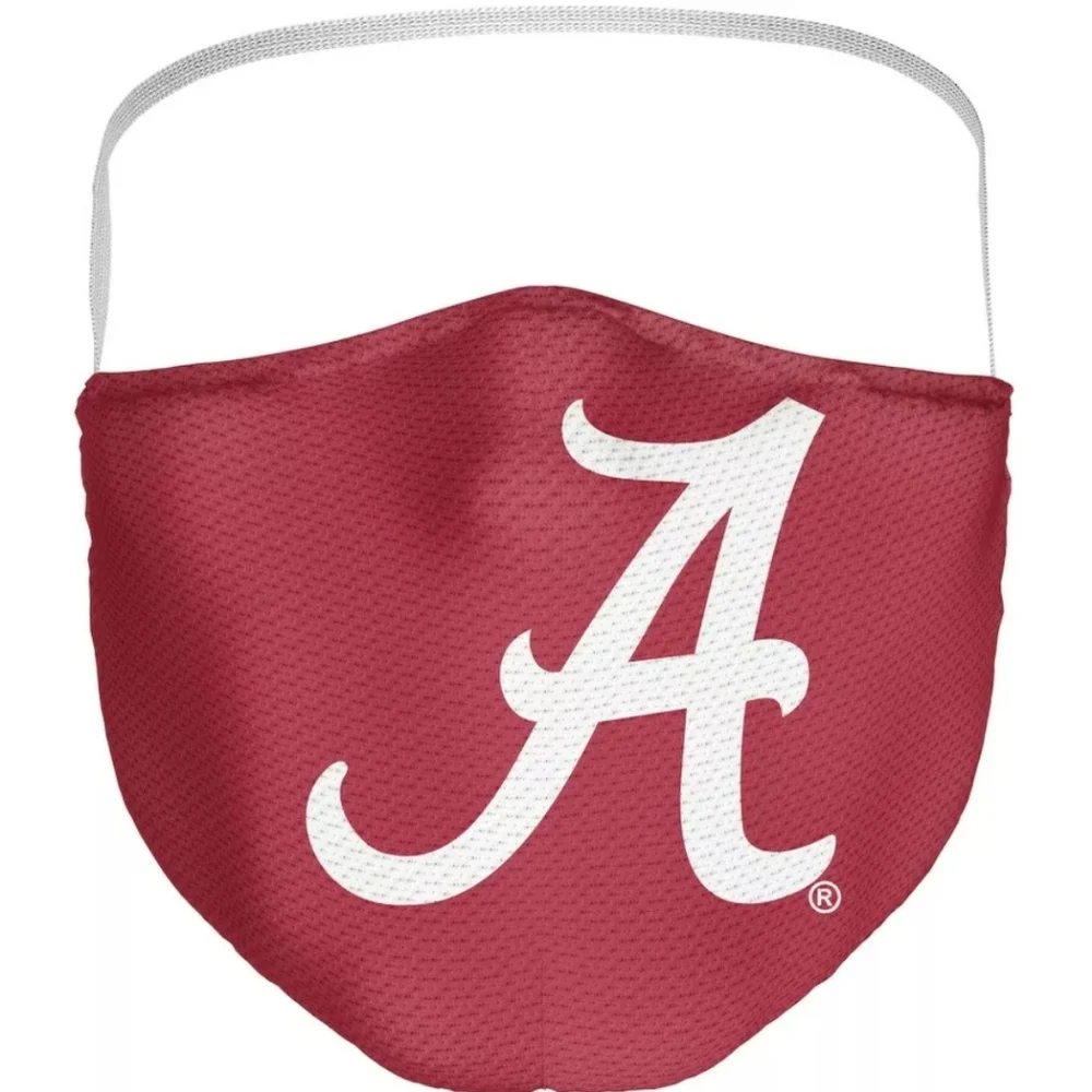 Alabama Crimson Tide Fanatics Branded Adult All Over Logo Face Covering 3-Pack